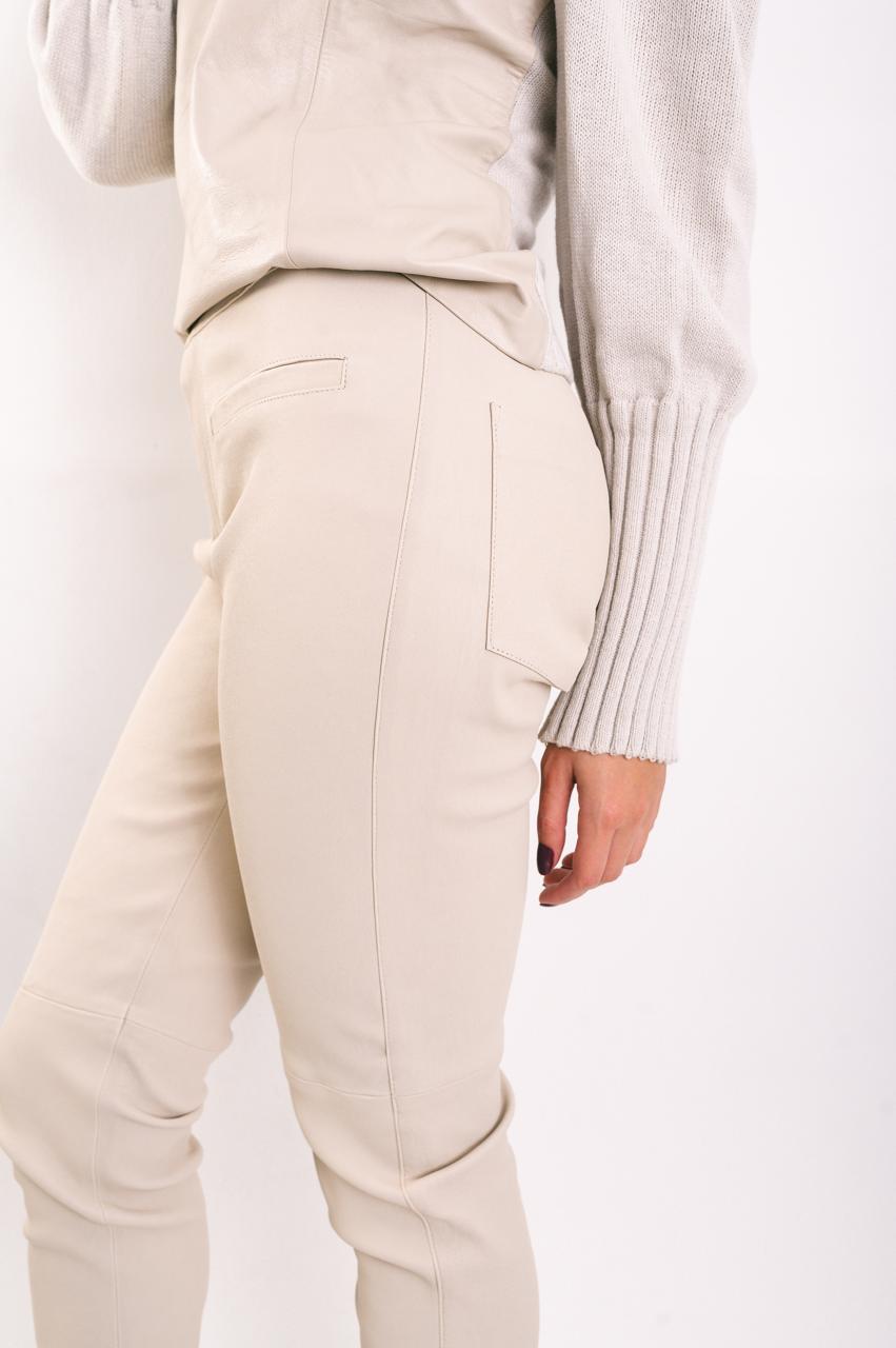 CALÇA SKINNY COURO STRECH