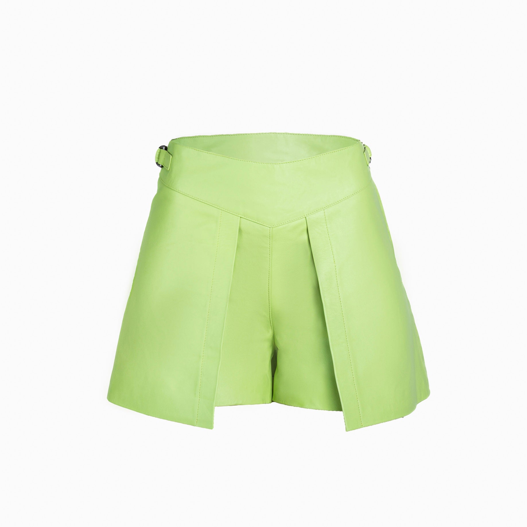 SHORTS SAIA DE COURO GERANIO
